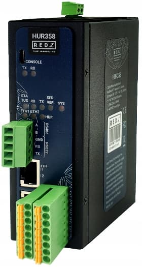 REDZ HUR358 – Moduł wejść cyfrowych Modbus TCP Remote I/O