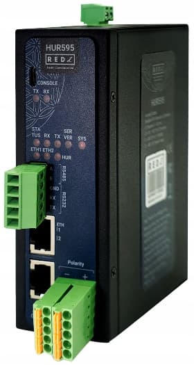 REDZ HUR595 – Moduł wyjść analogowych 4-20mA Modbus TCP / MQTT Remote I/O