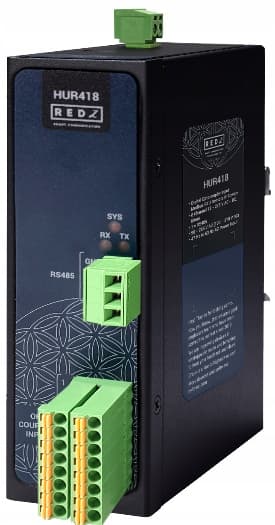 REDZ HUR418 – Moduł zdalnych wejść cyfrowych Modbus RTU RS485