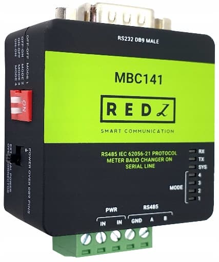 MBC141 – Konwerter IEC62056-21 Auto Baud RS232 - RS485 (Auto Baud Changer)