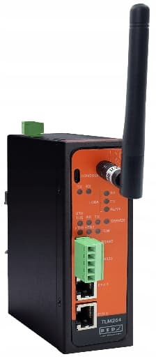 REDZ TLM254 - Modem radiowy LoRa 868 MHz z portami RS232, RS485, Ethernet