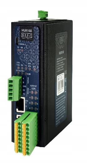 REDZ HUR168 – Moduł wyjść przekaźnikowych Modbus TCP / MQTT Remote I/O