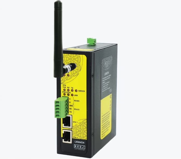 LKM454 - bramka do odczytu licznika prądu - IEC62056-21 do LoRaWAN - MODBUS