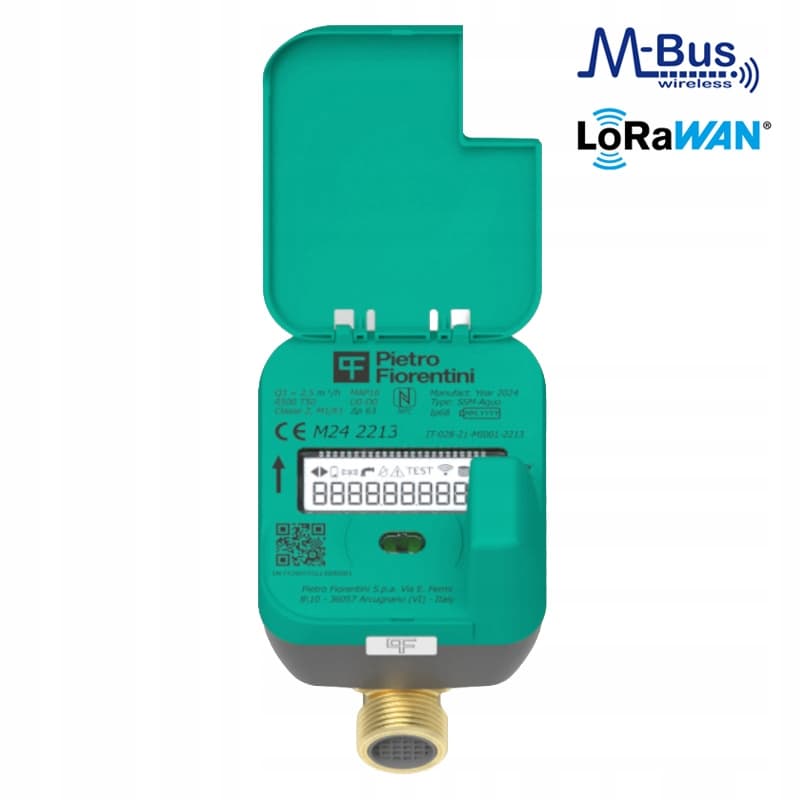 Wodomierz ultradźwiękowy SSM AQUO M-Bus + LoRaWAN DN 15 L110